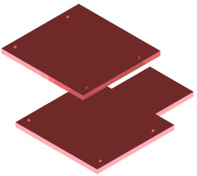 Base Panels for Two-Deck Rover Robot