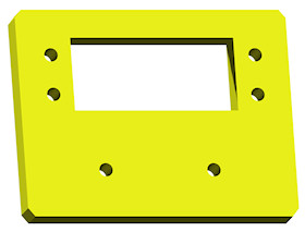 Compact Flange-Style Servo Brackets (pair) - Product Image